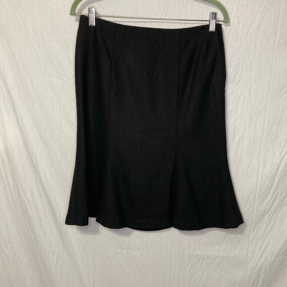 GAP Women’s Size 6 Stretch Fit Wool Blend Black Trumpet Pencil Skirt - Picture 2 of 7
